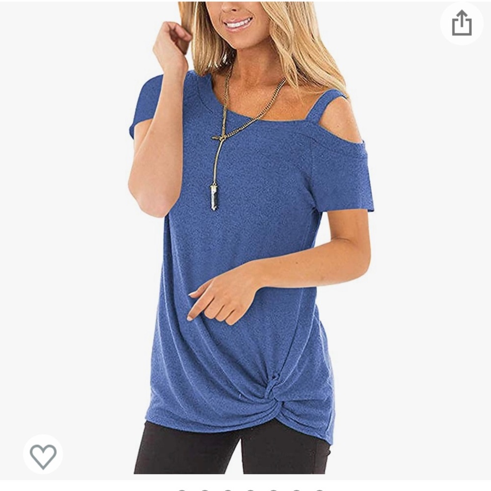NWOT casual summer cold shoulder top